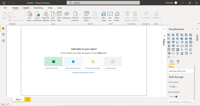 Getting Started with First Microsoft Power BI Report